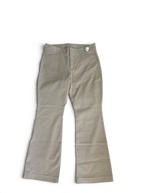 Old Navy High-Waisted Pixie Flare Pants Beige Khaki Size 12 Petite NWT